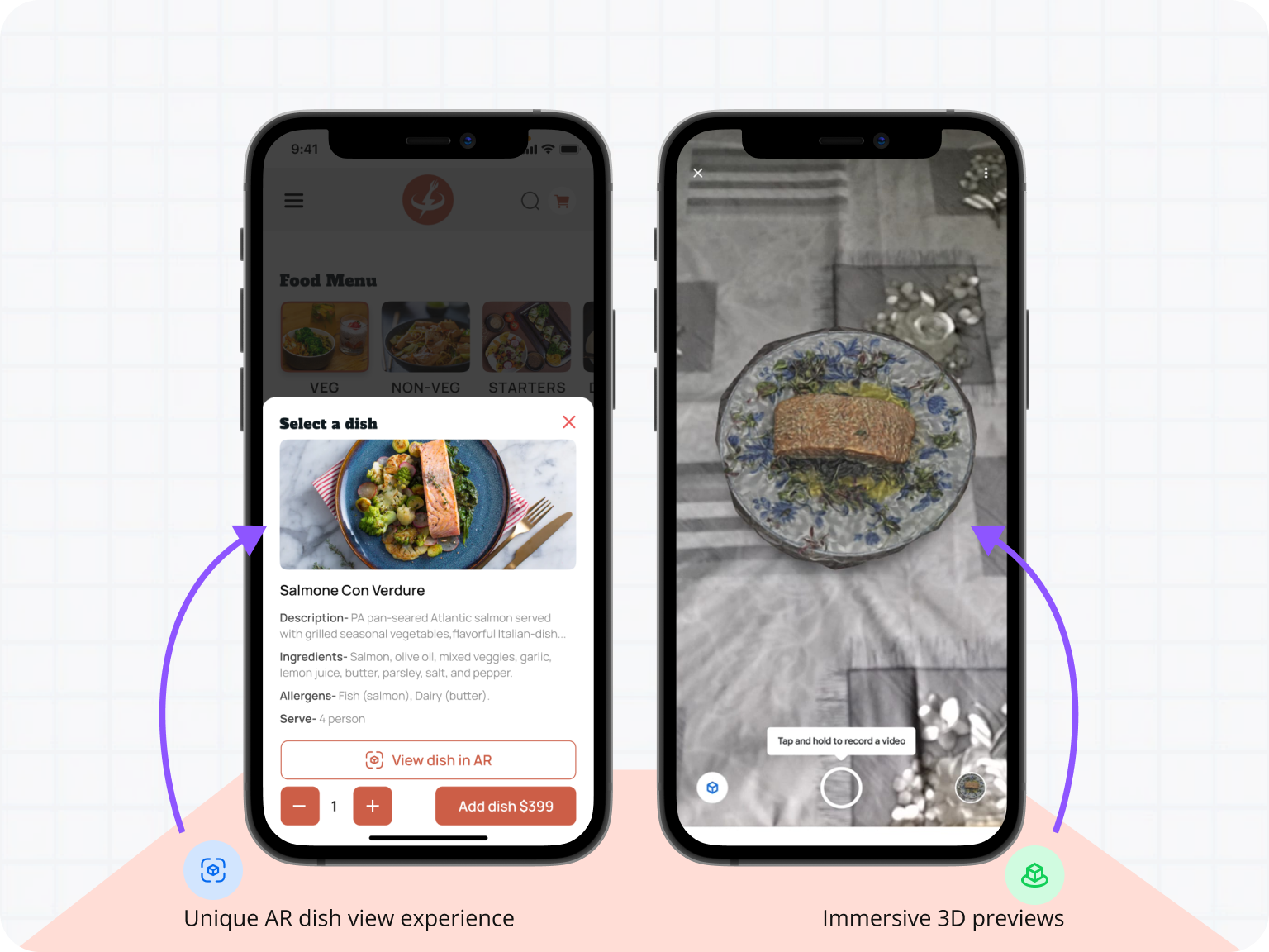 AR Menu Technology