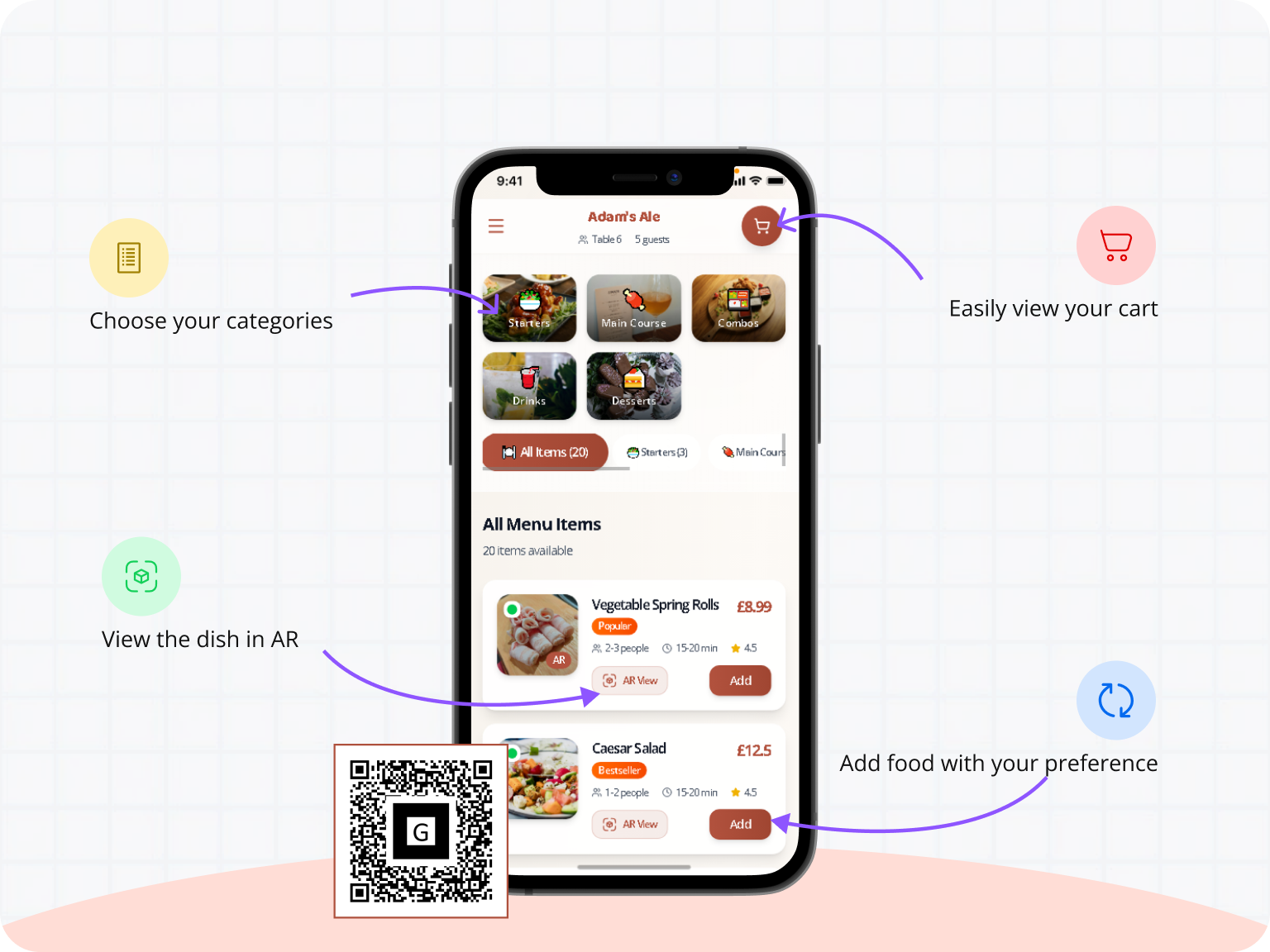 Digital Menu Ordering System